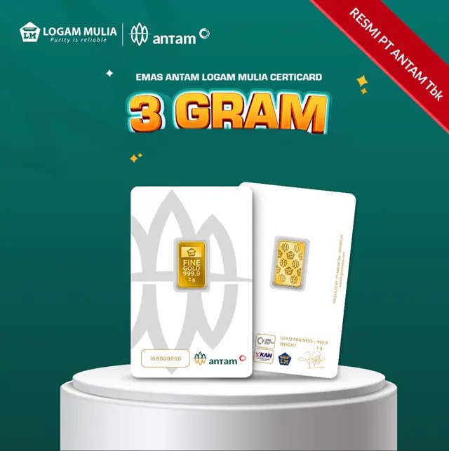 Emas batangan - 3 gram